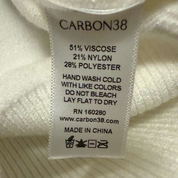 Carbon38 Bell Sleeve Crew Neck Sweater - Picture 3 of 7